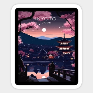 Kyoto, Japan, Travel Print, Travel Wall Art, Travel Home Décor, Travel Gift Art Sticker